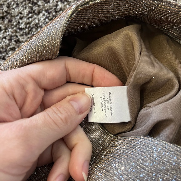 SLA The Label Bronze Santorini Trouser and Bronze Astrid Bralette Shimmer 2/XXS - Picture 9 of 9